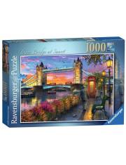 Puzzle 1000 elementów Zachód słońca nad Tower Bridge >> SZYBKA WYSYŁKA!