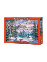 Puzzle 1000 elementów Zima w górach >> SZYBKA WYSYŁKA!