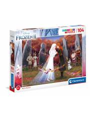 Puzzle 104 elementy - Frozen, Kraina Lodu 2 >> SZYBKA WYSYŁKA!