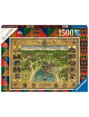 Puzzle 1500 elementów Mapa Hogwartu >> SZYBKA WYSYŁKA!
