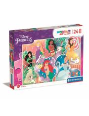 Puzzle 24 elementy MAXI, Księżniczki Disneya >> SZYBKA WYSYŁKA!