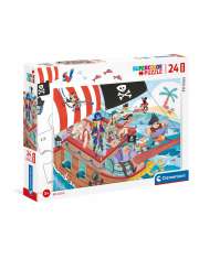 Puzzle 24 elementy Maxi Pirates >> SZYBKA WYSYŁKA!
