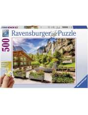 Puzzle 2D dla seniorów Lauterbrunnen, Szwajcaria 500 elementów >> SZYBKA WYSYŁKA!