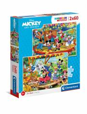 Puzzle 2x60 elementów - Miki i Przyjaciele >> SZYBKA WYSYŁKA!
