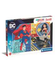 Puzzle 3 x 48 elementów Super Kolor DC Comics >> SZYBKA WYSYŁKA!