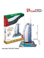 Puzzle 3D Burjal Arab Zestaw XL 101 elementów >> SZYBKA WYSYŁKA!