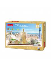 Puzzle 3D City Line Barcelona >> SZYBKA WYSYŁKA!