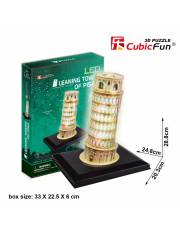 Puzzle 3D Krzywa Wieża Pisa (Światło) >> SZYBKA WYSYŁKA!