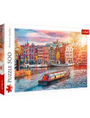 Puzzle 500 elementów Amsterdam Holandia >> SZYBKA WYSYŁKA!