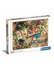 Puzzle 500 elementów High Quality, Kolekcjoner motyli >> SZYBKA WYSYŁKA!