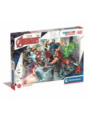 Puzzle 60 elementów Super Kolor The Avengers >> SZYBKA WYSYŁKA!