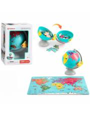 Puzzle drewniane Mapa świata w globusie Top Bright >> SZYBKA WYSYŁKA!