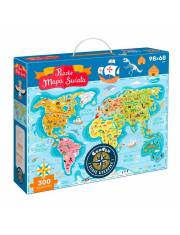Puzzle Mapa świata 300 elementów >> SZYBKA WYSYŁKA!