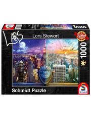 Puzzle Premium Quality 1000 elementów LARS STEWART Nowy Jork (Dzień / Noc) >> SZYBKA WYSYŁKA!