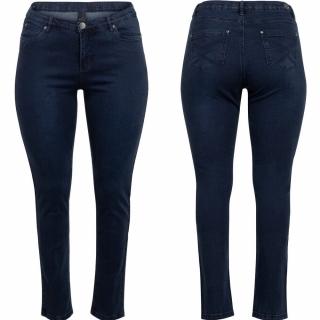 ADIA GRANATOWE SPODNIE JEANSY SLIM A503