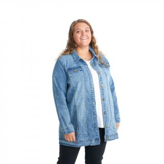 ADIA KLASYCZNA KURTKA JEANSOWA OVERSIZE A004