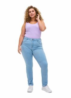 ZIZZI JASNE PROSTE SPODNIE JEANSY EX L BLUE 305B N78