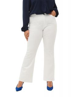 ZIZZI KLASYCZNE BIAŁE JEANSY SPODNIE BOOTCUT N78 664C