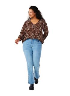 ZIZZI NIEBIESKIE SPODNIE JEANSY BOOTCUT ROZCIĘCIE 029F