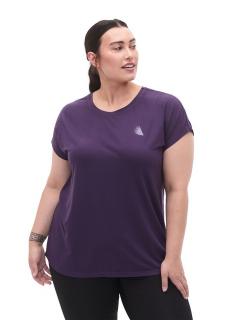 ZIZZI T-SHIRT SPORTOWY FIOLETOWY 053L