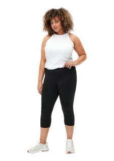 ZIZZI WYGODNE CZARNE LEGGINSY 3/4 989B