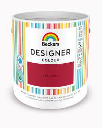 Beckers Designer colour farba lateksowa  2,5 L RED DELUXE