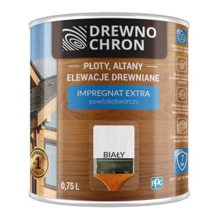 Drewnochron impregnat extra  0,75L BIAŁY