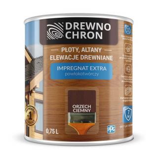 Drewnochron impregnat extra  4,5 L ORZECH CIEMNY