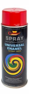 Farba uniwersalna w spray'u 400ml  CZERWONA JASNA ral.3020