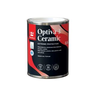 Tikkurila Optiva 3 Ceramic Super Matt baza A biała 0,9l