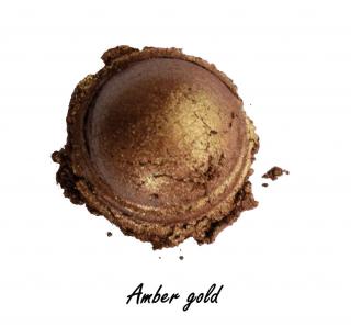 Cień do powiek Rhea- Amber gold , kosmetyk mineralny