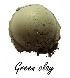 Cień do powiek Rhea- Green clay, kosmetyk mineralny