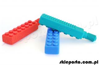 ARK Brick Tip końcówka masująca / gryzak do wibratora logopedycznego klocek lego ARK's Brick Tip