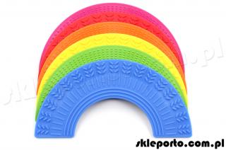 ARK płaska szpatułka Rainbow z wypustkami bardzo miękka - terapia żywieniowa ARK's Chewable Rainbow Fidget