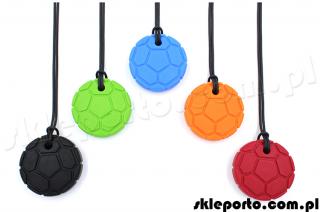 ARK Soccer Ball gryzak logopedyczny w kształcie piłki nożnej - miękki ARK#8217;s Soccer Ball Chew Necklace