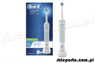 Braun Oral-B szczoteczka elektryczna Vitality D100 CrossAction - biała D100.413.1