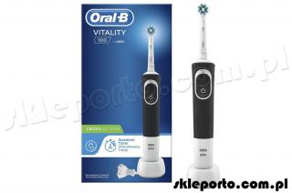 Braun Oral-B szczoteczka elektryczna Vitality D100 CrossAction - czarna D100.413.1