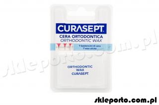 Curasept wosk ortodontyczny bezzapachowy 7 pasków - ochrona ortodontyczna