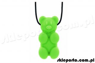 Gryzak logopedyczny ARK Gummy Bear naszyjnik w kształcie misia - miękki ARK's Gummy Bear Chew Necklace