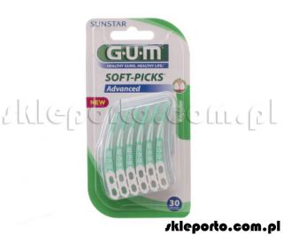 GUM Soft-Picks Advanced 30 szt - szczoteczki międzyzębowe