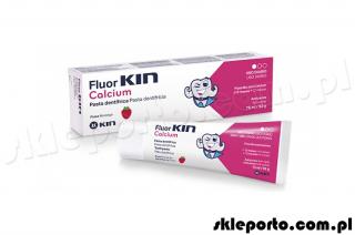 Kin Fluor-kin Calcium 1450 ppm - pasta przeciw próchnicy - 75 ml