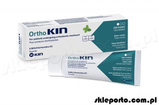 Kin pasta ortodontyczna OrthoKin 75 ml miętowa - higiena ortodontyczna