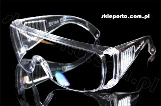 Okulary ochronne transparentne- produkt specjalistyczny