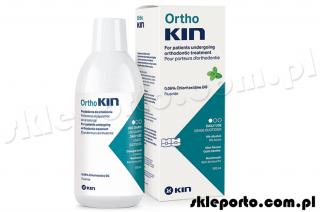 OrthoKin płyn ortodontyczny 500 ml mięta - kin higiena ortodontyczna