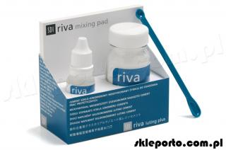 Riva luting plus 25 g proszek + 8,9 ml płyn -  glasjonomer do mieszania ręcznego