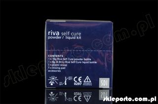 Riva self cure SC 15g proszek + 6,9 ml płyn -  glasjonomer do mieszania ręcznego