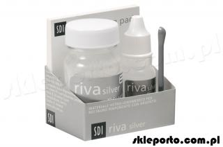Riva silver 32 g proszek + 8,9 ml płyn - glasjonomer do mieszania ręcznego