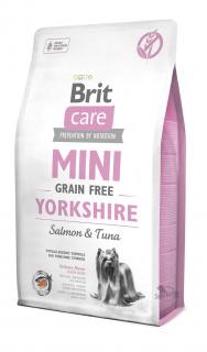 BRIT CARE GRAIN-FREE YORKSHIRE 7 kg - bezzbożowa, hipoalergiczna formuła dla dorosłych psów miniaturowych rasy Yorkshire Terrier