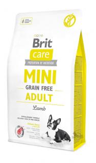 BRIT CARE MINI GRAIN-FREE ADULT LAMB 7 kg - bezzbożowa, hipoalergiczna formuła dla dorosłych psów ras miniaturowych