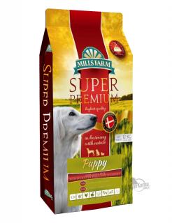 MILLS FARM DOG PUPPY 12 kg - Karma Super Premium, bez zbóż dla szczeniąt ras średnich i małych